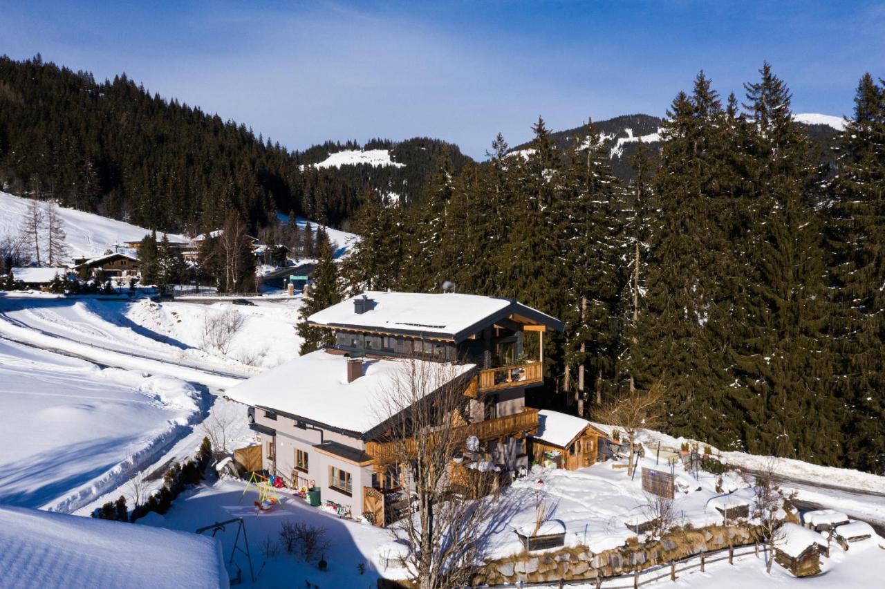 Ski In - Ski Out Panoramaferienhaus Breitmoos Neben Mittelstation Миттерзилль Экстерьер фото